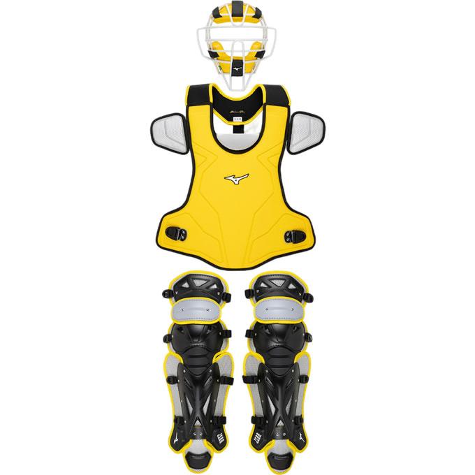 ミズノプロ キャッチャー防具セット 収納袋2枚付き 使用感薄美品