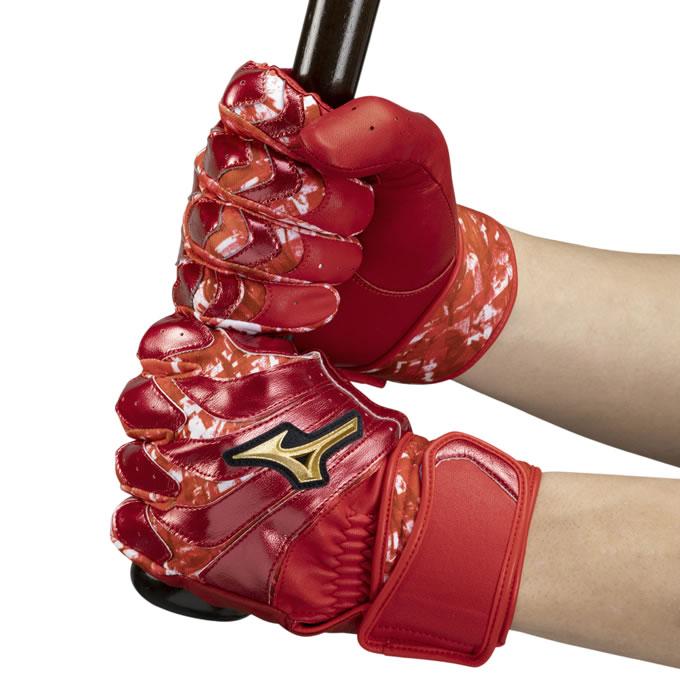 ミズノプロバッティンググローブ(両手用) ミズノ（MIZUNO）（メンズ）ミズノプロ バッティンググローブ 両手用