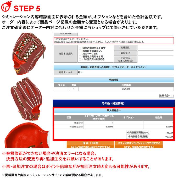 MIZUNO（ミズノ） ＜受注生産＞ ゴムソフトボール用オーダーグラブ