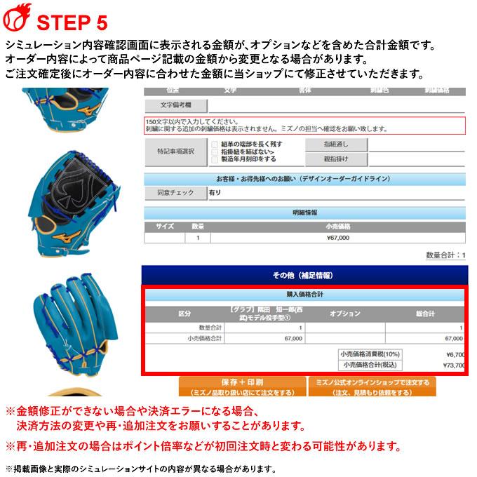 MIZUNO（ミズノ） ＜受注生産＞ 硬式用オーダーグラブ ミズノプロ