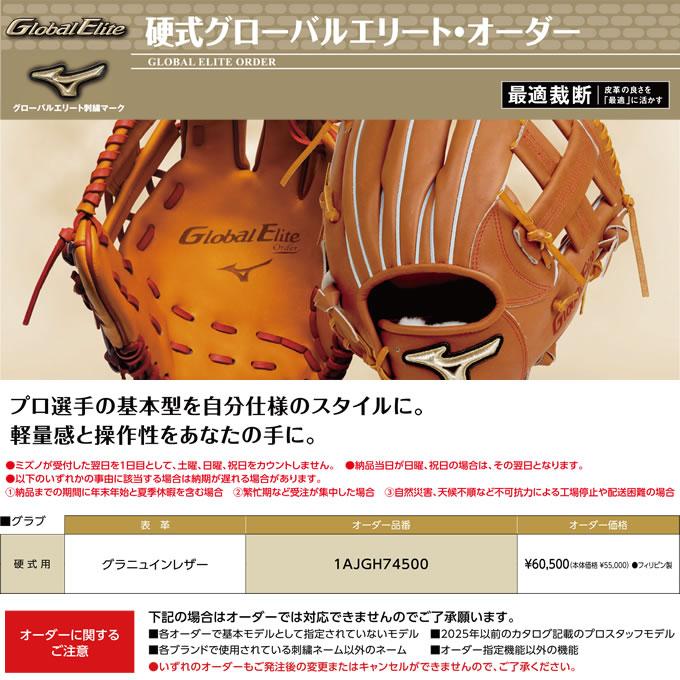 MIZUNO（ミズノ） ＜受注生産＞ 硬式用オーダーグラブ グローバル