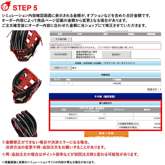 ＜受注生産＞ミズノ（MIZUNO） 軟式用オーダーグラブ グローバルエリート・インフィニティオーダー 1AJGR82400 GlobalElite GE オーダーシミュレーション 野球｜grandslam｜08