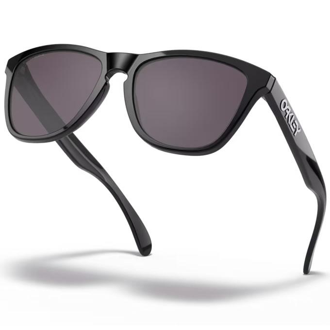 【即日発送可】OAKLEY（オークリー） OO9245-7554 Frogskins Low Bridge Fit フロッグスキン ローブリッジフィット Prizm Grey/Polished Black サングラスの画像