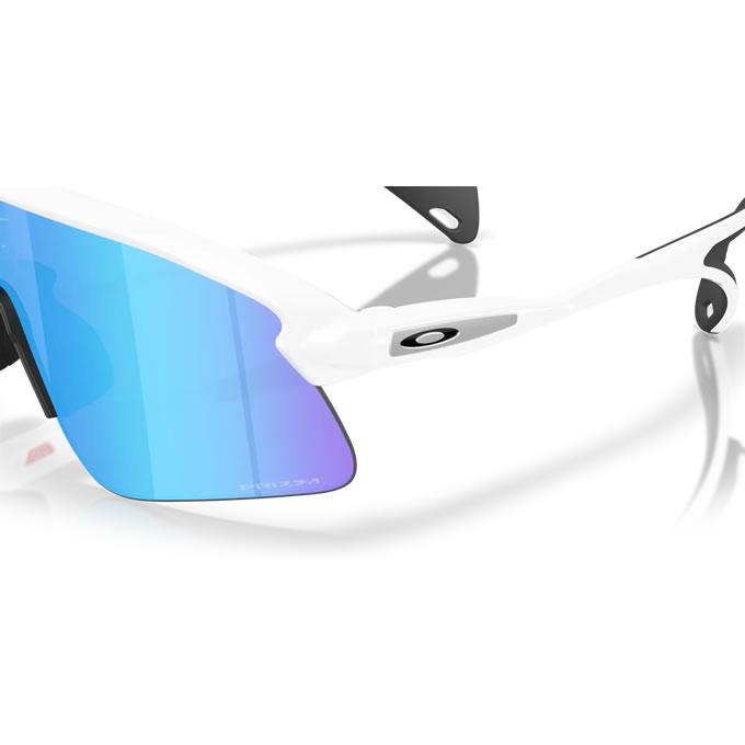 【即日発送可】OAKLEY（オークリー） OO9517-0439 STUNT DEVIL Prizm Sapphire-Matte White ハイブリッジフィット サングラスの画像