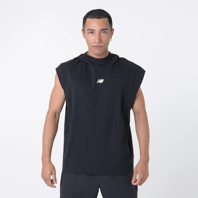 【あすつく対応】ニューバランス（New Balance） MT41706 スリーブレスライトウェイトフーディ BP Sleeveless Lightweight Hoodie ノースリーブ パーカー 野球｜grandslam｜09