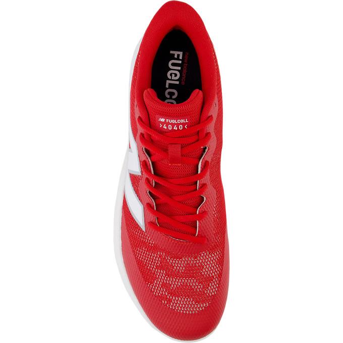 【あすつく対応】ニューバランス（New Balance） T4040TR7 トレーニングシューズ FuelCell 4040 v7 TF TR7 RED レッド Turf Trainer 野球｜grandslam｜04