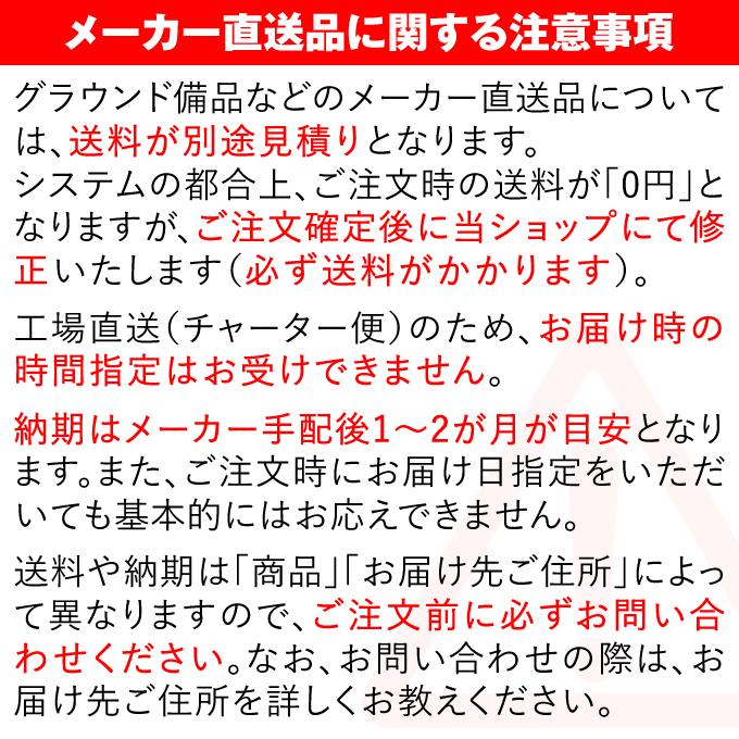 ≪メーカー直送≫テクノ（TECHNO） 1-12-100S トスフェンス 2×2m 硬式 足ステンレス 完全溶接 送料別途見積り 受注生産 野球 ソフトボールの画像