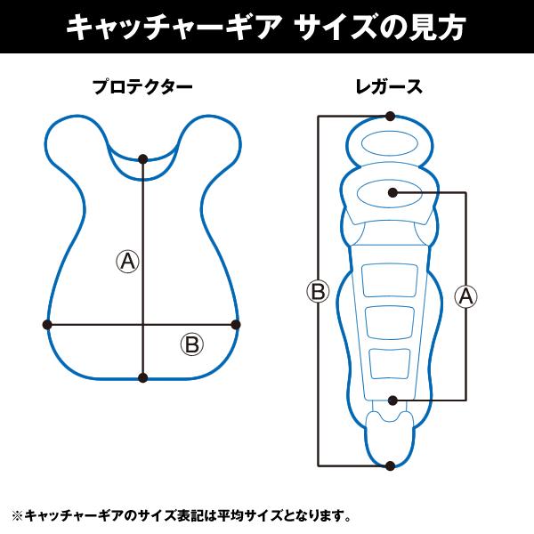 ゼット（ZETT） BLL3295 一般軟式キャッチャー用レガーツ プロステイタス トリプルカップ レガース レガーズ 野球｜grandslam｜06