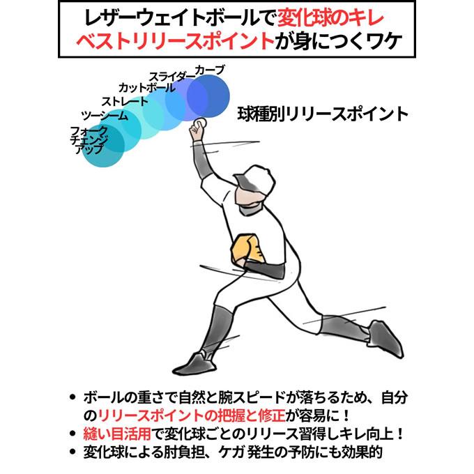 レザーウェイトボール 6個セット ドライブラインベースボール 投球練習