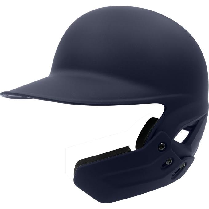 片耳　軟式野球用バッティングヘルメット L ネイビー ゼット（ZETT） 【即日発送可】 軟式打者用片耳ヘルメット 顎ガード