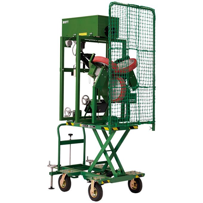 ゼット（ZETT） ≪メーカー直送≫ BMH34H 硬式用ホッパー付き3輪昇降式