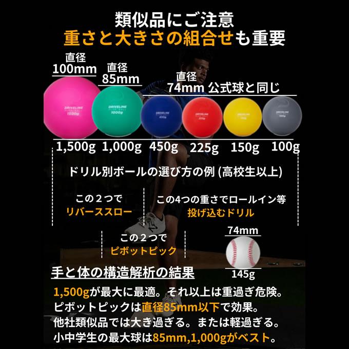 即日発送可】プライオボール 6個セット ドライブラインベースボール