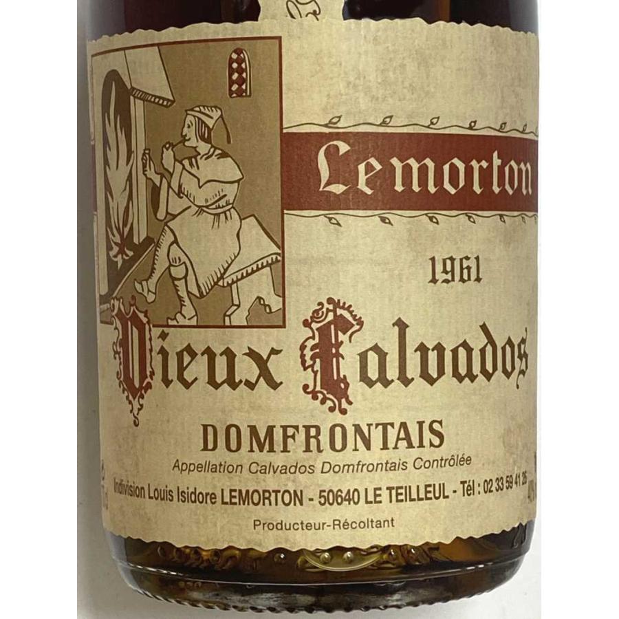 1961年 ルモルトン ヴュー カルヴァドス 700ml フランス ブランデーの画像