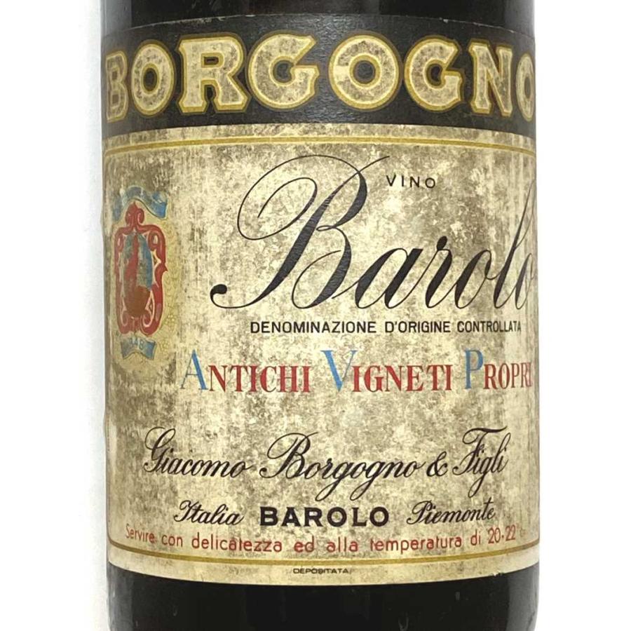 1970年 ボルゴーニョ バローロ リゼルヴァ 720ml イタリア ピエモンテ 1970年 ボルゴーニョ バローロ リゼルヴァ 720ml イタリア ピエモンテ