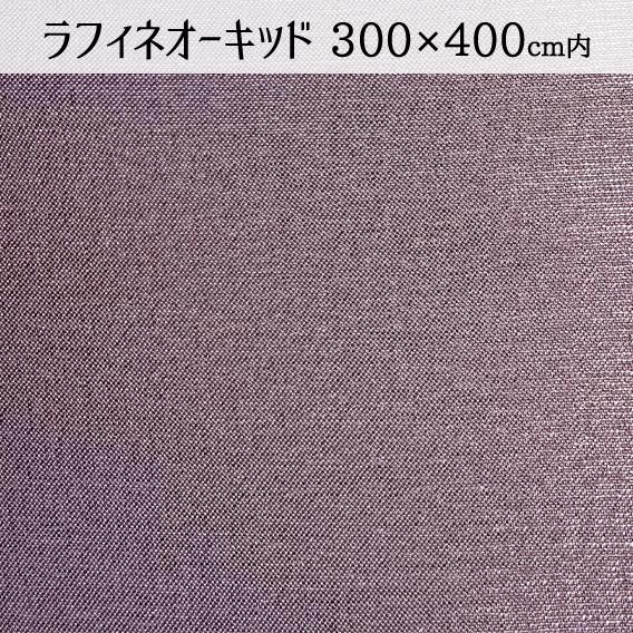 【受注生産限定】撥水クロス ラフィネオーキッド 300×400(cm)サイズ内