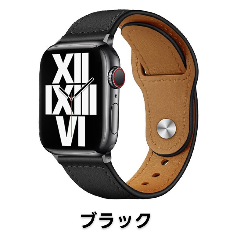 アップルウォッチ バンド 本革 2枚セット 45mm 44mm 42mm 41mm 40mm 38mm apple watch 9 8 7 SE 6 5 4 3 2 1  レザー｜graneu｜15