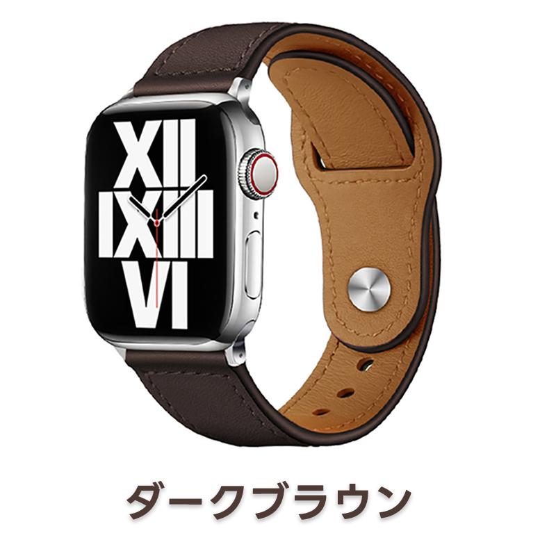 アップルウォッチ バンド 革 49mm 45mm 44mm 42mm 41mm 40mm 38mm