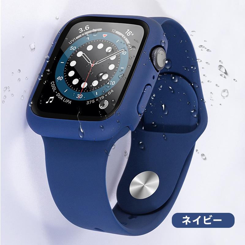 アップルウォッチ カバー 防水 2枚セット 保護 ケース 45mm 44mm