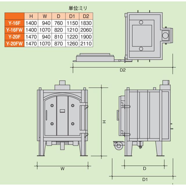 陶芸用品 シンリュウ 無煙灯油窯やいた炉 Y-16F＋MRデジタル温度計 