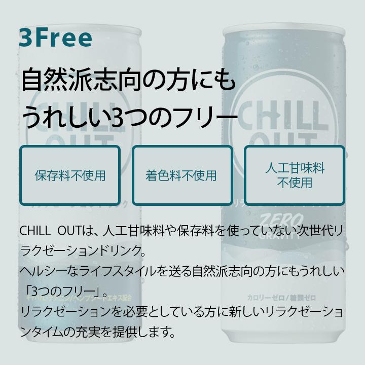 CHILL OUT チルアウト 250ml 30本 1ケース ノンカフェイン 炭酸 CHILL OUT チルアウト 250ml 30本 1ケース ノンカフェイン 炭酸