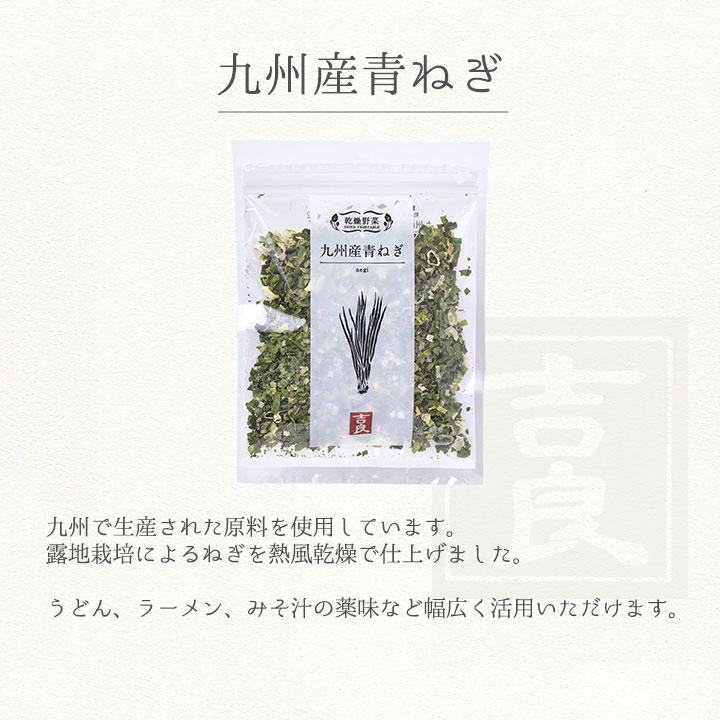 乾燥野菜 野菜 吉良食品 九州産 青ねぎ 10g×3袋 国産 干し野菜 長期