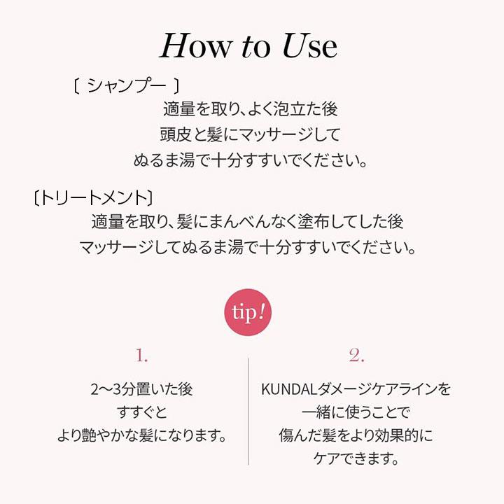 KUNDAL（クンダル） ダメージケア シャンプー トリートメント セット