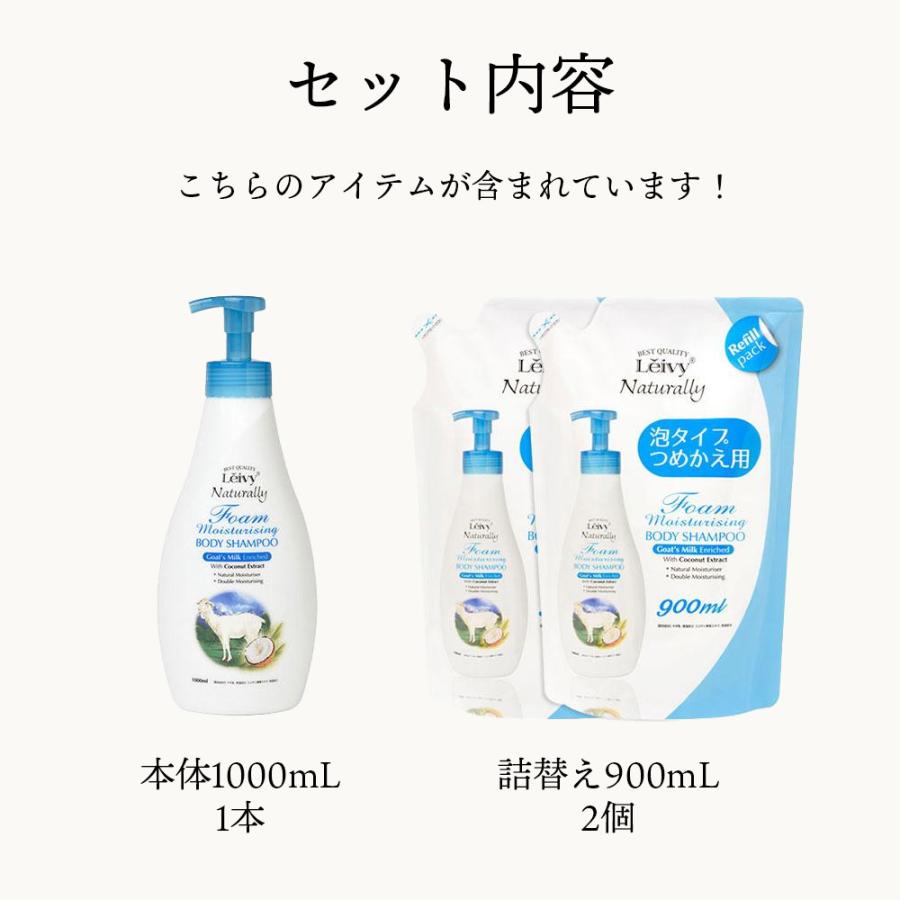 Leivy Naturally（レイヴィーナチュラリー） レイヴィー 泡 ボディ