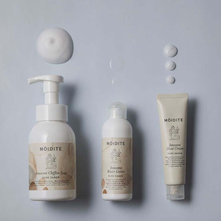 MOIDITE デリケートゾーン 3点セット ソープ ローション クリーム
