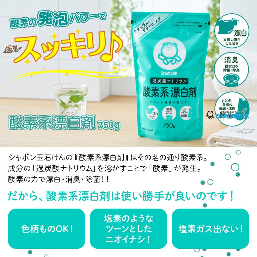 シャボン玉 酸素系漂白剤 750g 1個 シャボン玉販売 シミ抜き 酸素 漂白 