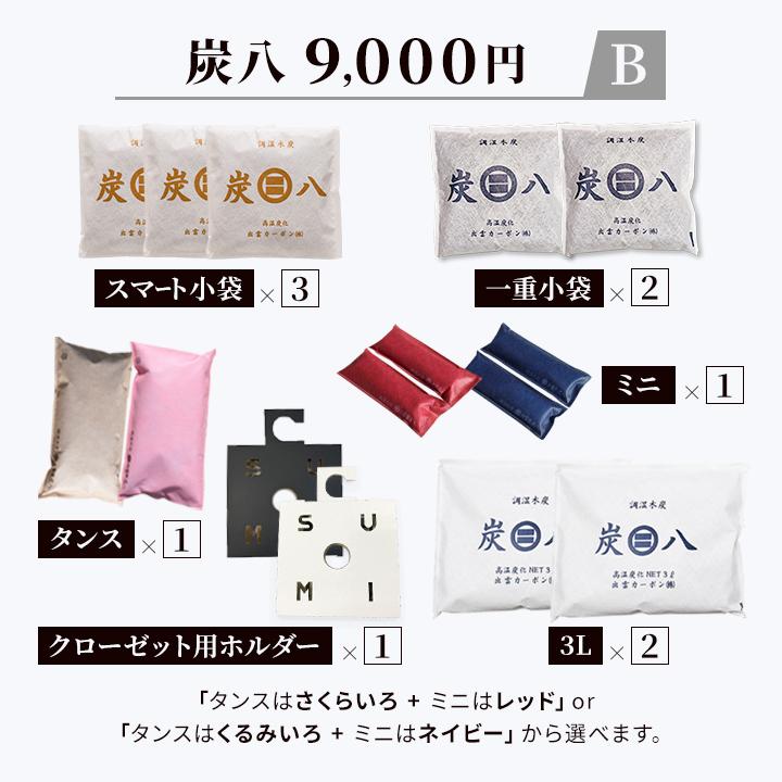 出雲屋炭八 母の日 ギフト 炭八 8l ギフトボックス入り ミニ 小袋 すみ