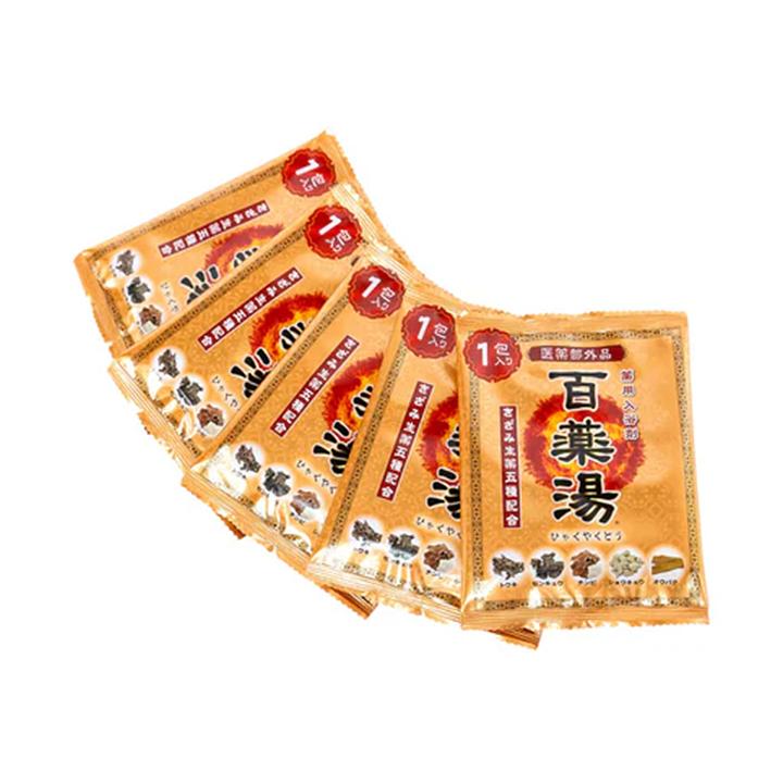 入浴剤 百薬湯 UYEKI 30g×5包入 40箱セット 生薬 冷え症 疲労回復 肩 腰痛 血行促進 保湿 炭酸水素 バス [北海道・沖縄は追加料金] 爆買の画像