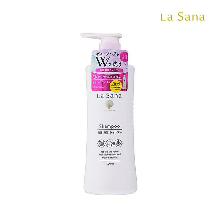ラサーナ シャンプー 400ml 1本 ポンプ La Sana クレイシャンプー 爆買