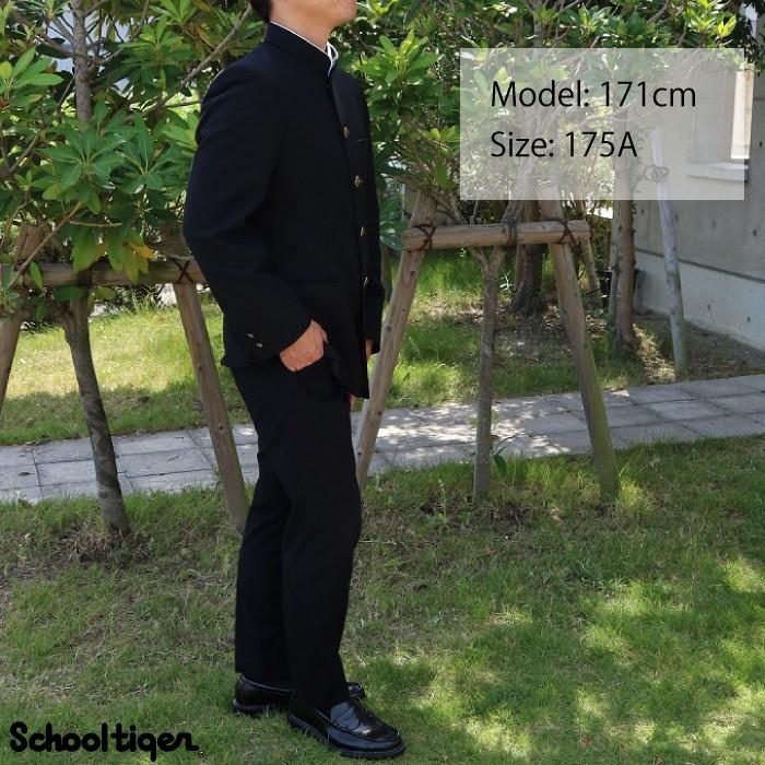 スクールタイガー 上下セット 学生服 瞬間 消臭 E体(幅広) ウール 上質 学生服 学ラン 上下 セット ズボン 上着 高級 日本製 ウール 男子 高校生 中学生｜granlumie-boutique｜12