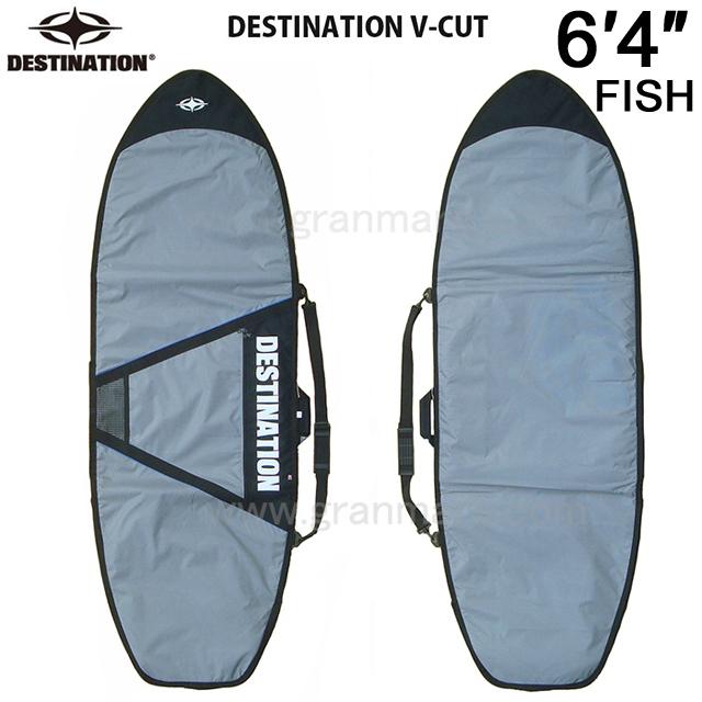 DESTINATION「DAY BAG」6'4" FISHBOARD グレー destinationdaybag64fishboard