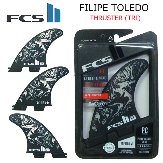 FCSIIトライ3枚セット】 「FILIPE TOLEDO」PC Mサイズ BLACK/WHITE
