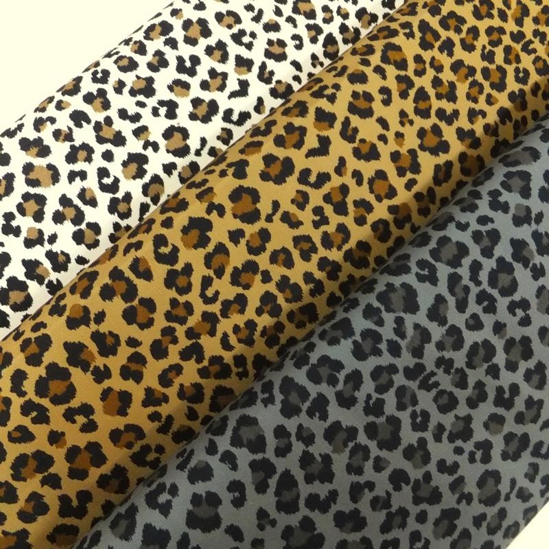 SEVEN BERRY レオパード ツイル (綿 生地 布) | 