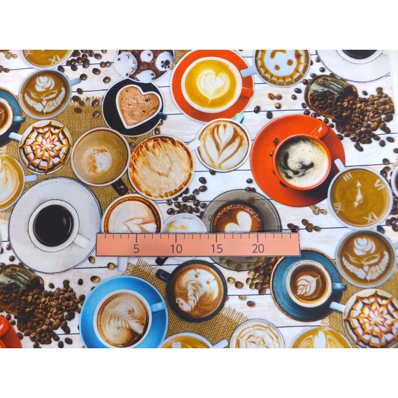 Riconic  カフェアートの世界 (綿 生地 布) |  | 01