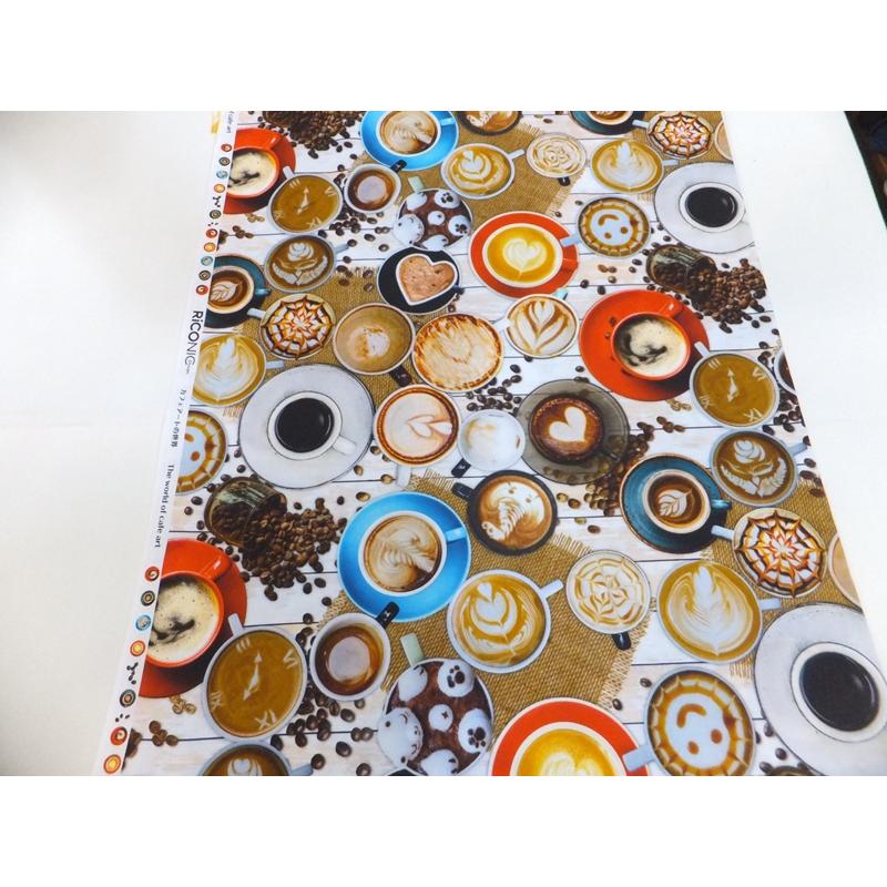 Riconic  カフェアートの世界 (綿 生地 布) |  | 04
