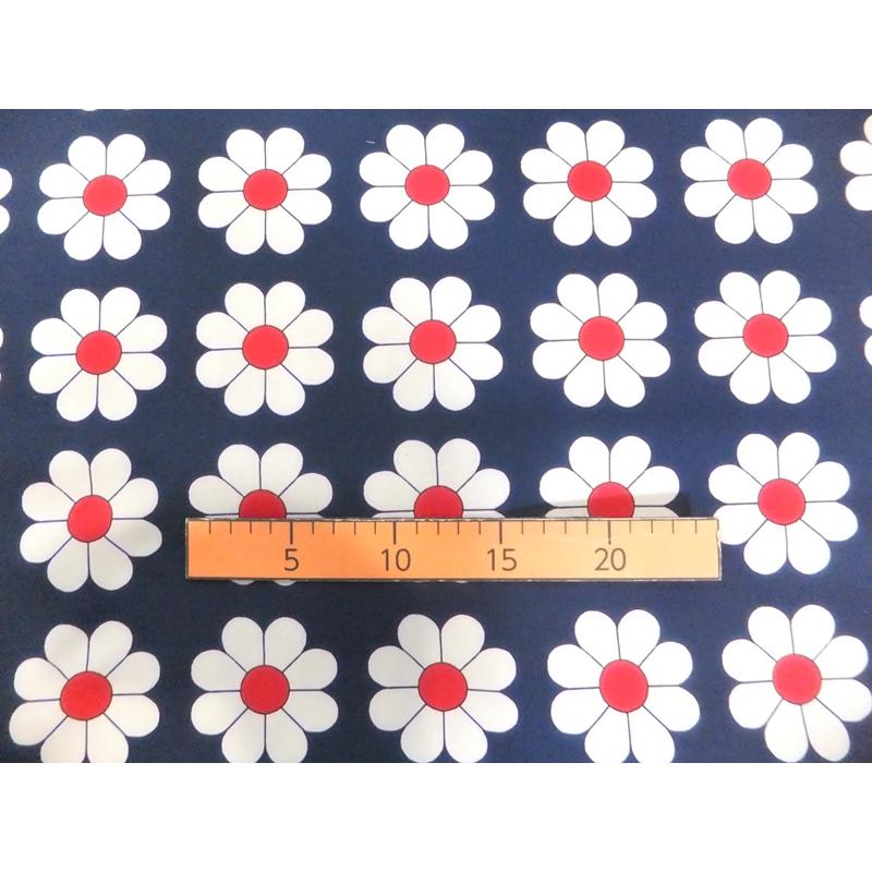 nora．レトロフラワー ／オックス・デジタルプリント　(綿 生地 布) |  | 06