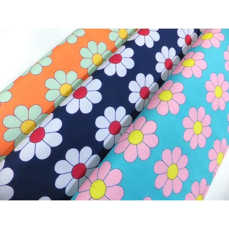 nora．レトロフラワー ／オックス・デジタルプリント　(綿 生地 布) |  | 10