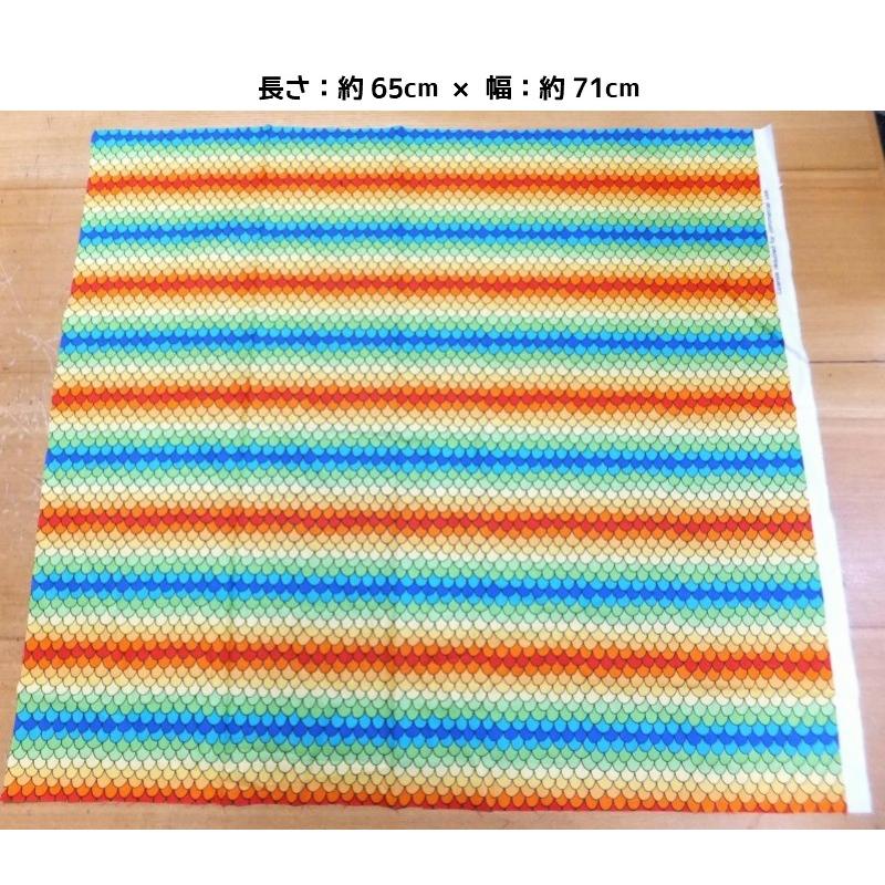 (メール便対応) (1枚限り） (生地 布 はぎれ）カットクロス USAコットン SCALLOPS HOUSE ON THE HILL |  | 02