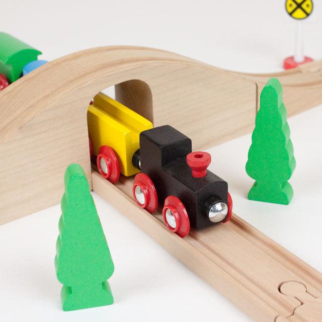 マキシム 木製レールセット 8の字 37P 巛 ブリオ brio プラレール トーマス 互換 おもちゃ 汽車 鉄道 2歳 3歳 4歳 5歳 男 女 知育 木 プレゼント｜granpapa｜04