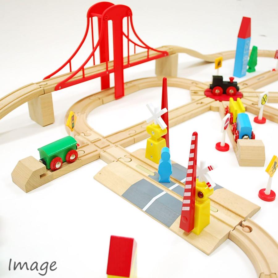 マキシム 音が鳴って光る 音踏切 巛 ブリオ brio 互換 電車 おもちゃ