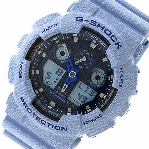 CASIO カシオ G-SHOCK Gショック GA-100DE-2A デニムカラー 海外モデル