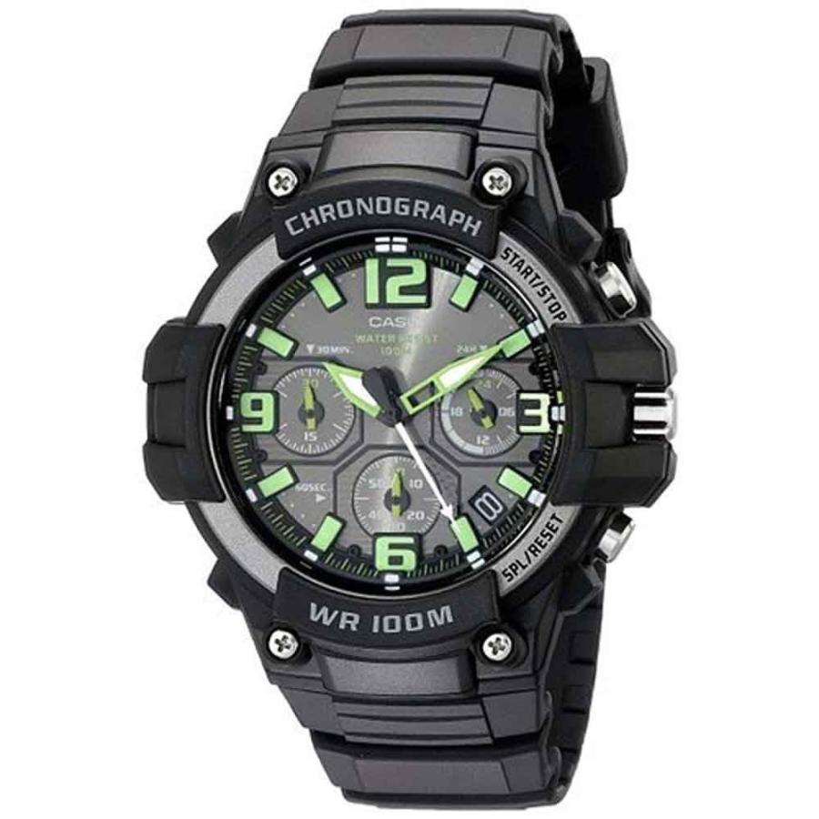 G-SHOCK カシオ 時計 CASIO クロノグラフ MCW-100H-3AV グリーン 
