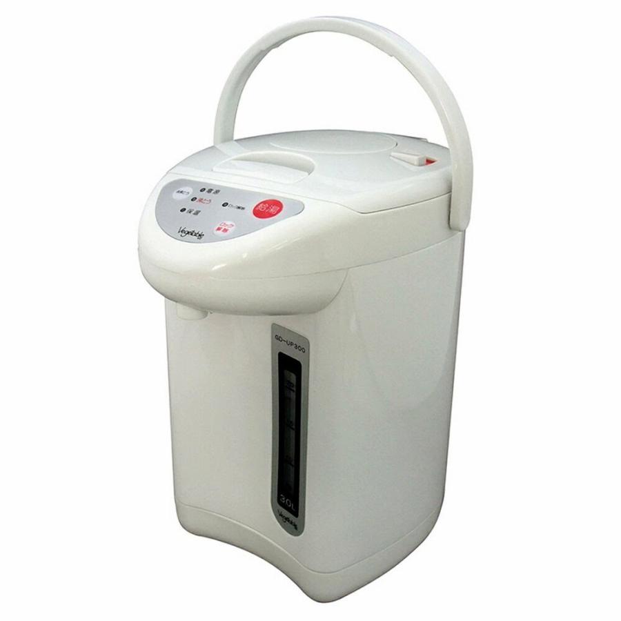 ベジタブル Vegetable 電動 エア 給湯ポット 3リットル Gd Up300 電動給湯ポット 3l 電気ポット 再沸騰 カルキとばし 360度回転底 家庭用 Gd Up300 Grans 通販 Yahoo ショッピング