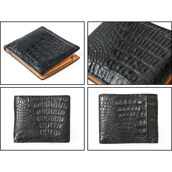 GODANE正規販売代理店 ゴダン  レザーウォレット ミニ カイマン　クロコダイル　短財布 折財布spcw8007cpbk ブラック 黒 財布 カイマン クロコダイル GODANE ゴダン レザーウォレット 父の日