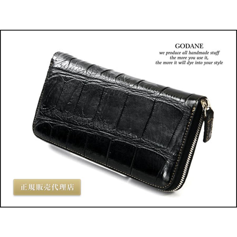 財布 父の日 クロコダイル Godane ゴダン シャムクロコダイル ラウンドファスナー Spsw11sd Black W ブラック プレゼント ギフト エイジング Godane 11sd Bkw Grans 通販 Yahoo ショッピング