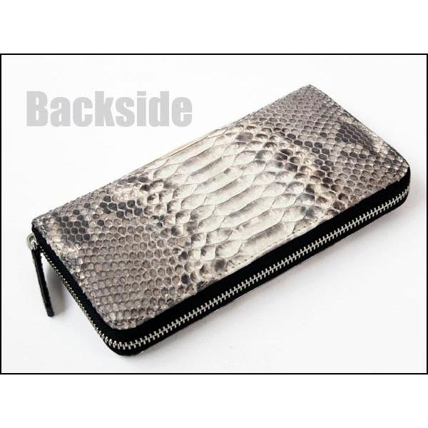 財布 父の日 GODANE ゴダン ダイヤモンドパイソン ラウンドファスナー