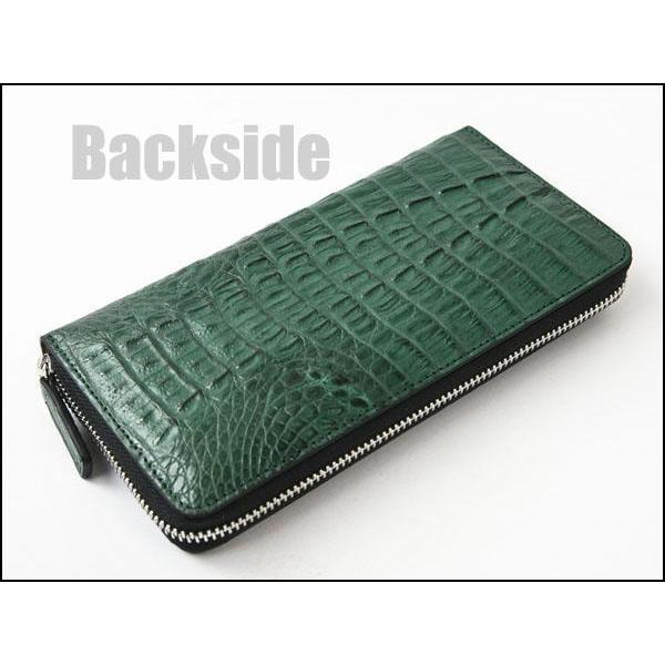 財布 父の日 カイマン クロコダイル GODANE ゴダン ラウンドファスナー